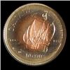 Image 1 : 1997 Ten Cents John Cabot Silver Proof, Awesome Toning!