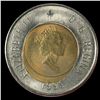 Image 2 : 1999 Two Dollars Nunavut, Center Core Flow Error