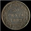 Image 2 : Newfoundland 1882H Twenty Cents, ICCS VF-30