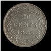 Image 4 : Newfoundland 1885 Twenty Cents, ICCS VF-30