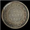 Image 3 : Newfoundland 1882H Fifty Cents, ICCS EF-45