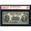 Image 1 : Bank of Montreal Ten Dollars 1923