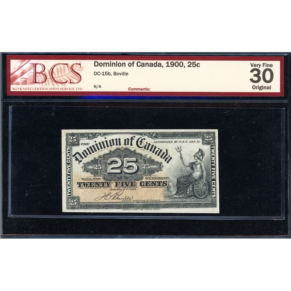 Dominion of Canada Twenty-five Cents 1900