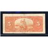 Image 2 : Bank of Canada Five Dollars 1935, English
