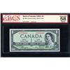 Image 1 : Bank of Canada One Dollar 1954, Devil's Face