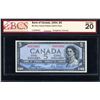 Image 1 : Bank of Canada Five Dollars 1954, Devil's Face