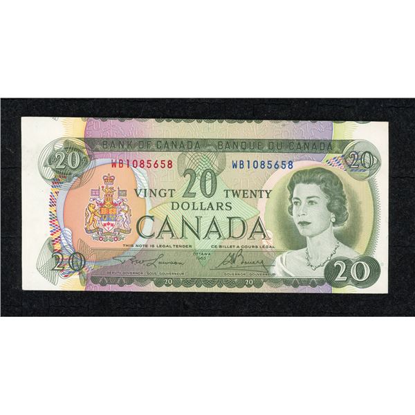 Bank of Canada Twenty Dollars 1969, Off-Cut Error