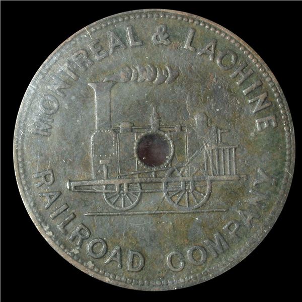 Montreal & Lachine Railroad Token Br.530