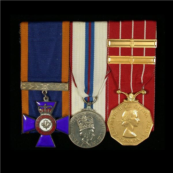 Family Trio of Medal Groups with Order of Military Merit