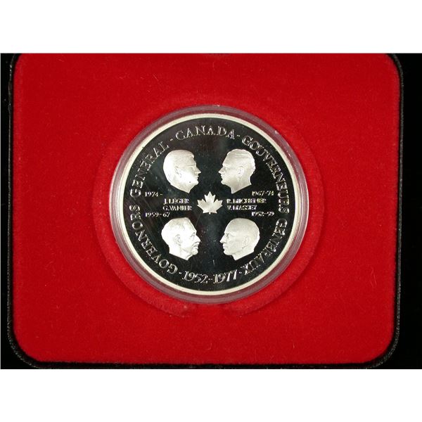 Canada Four Governors General Silver Medal, 1977