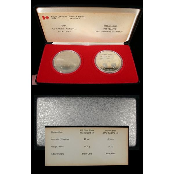 Canada Four Governors General Medal Pair, 1977