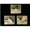 Image 1 : Canada 1976 Olympic Gold Stamp Pattern Set, Struck in Silver