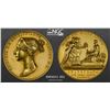 Image 1 : A Rare & Impressive Gold Coronation Medal for Victoria, 1838