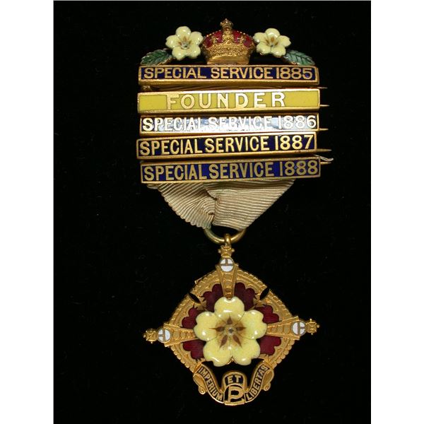 A lovely Victorian Primrose League Medal