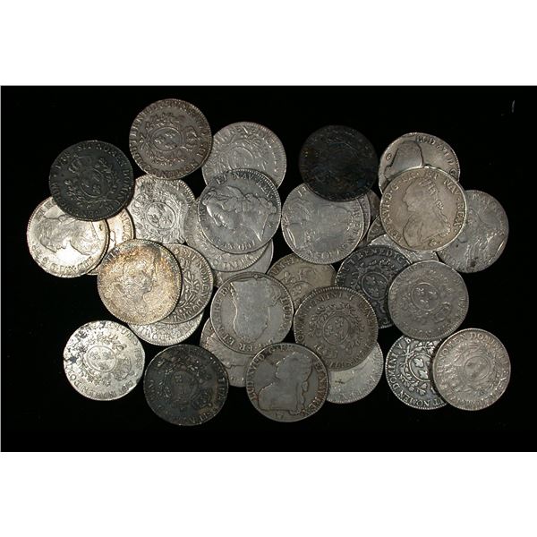 France Lot of 34 Silver French Ecu’s, ca.1707-1790