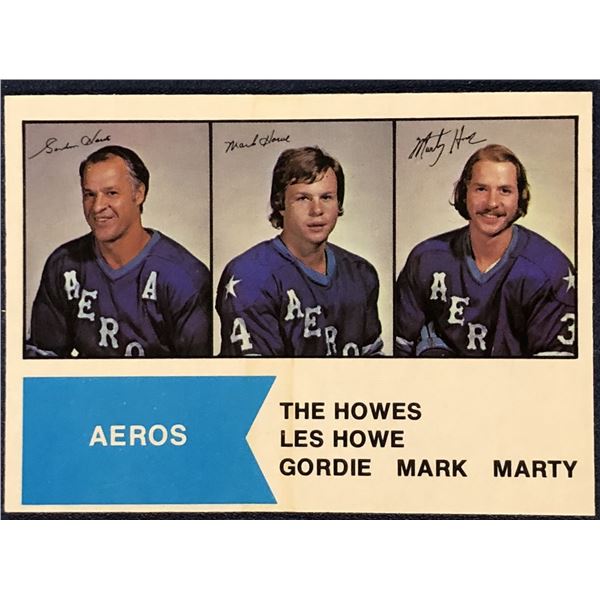 1974-75 O-PEE-CHEE WHA HOCKEY GORDIE HOWE (HOF)