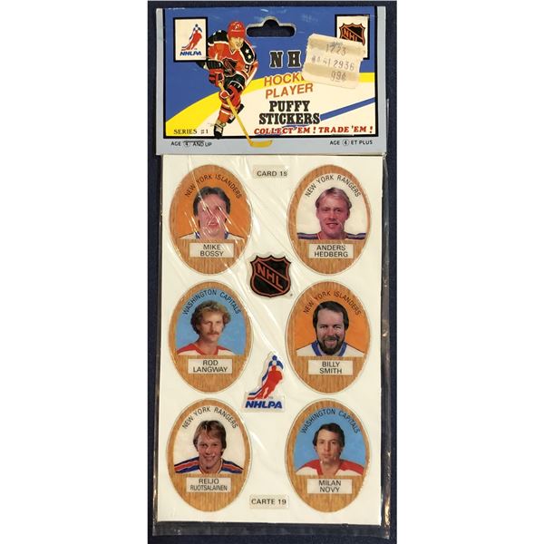 1983-84 FUN MATE NHL PUFFY STICKERS - MIKE BOSSY (HOF)