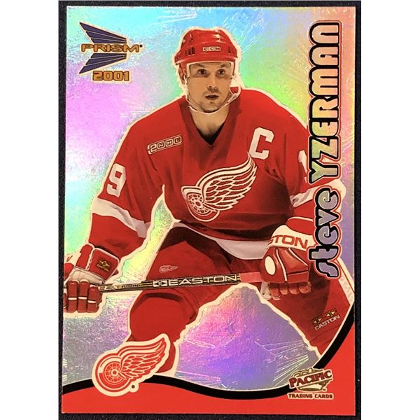 2000-01 PRISM NHL STEVE YZERMAN (HOF)