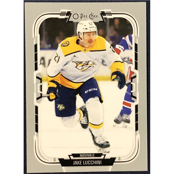 2025-26 O-PEE-CHEE PREMIER NHL JAKE LUCCHINI ROOKIE CARD