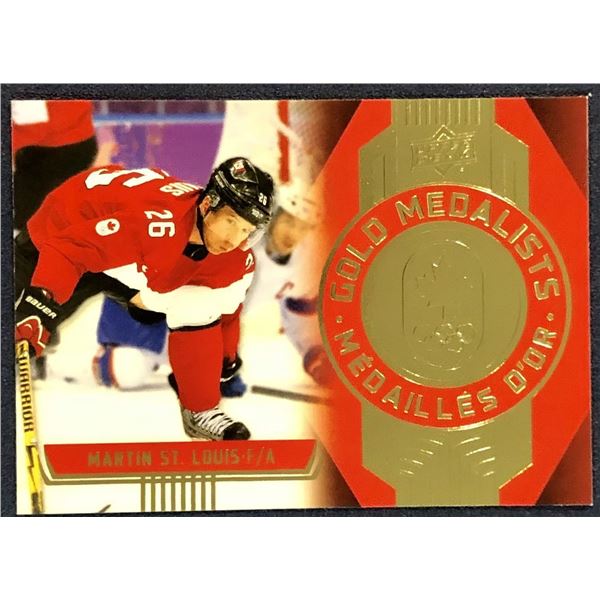 2025-26 UPPER DECK GOLD MEDALIST MARTIN ST. LOUIS (HOF)