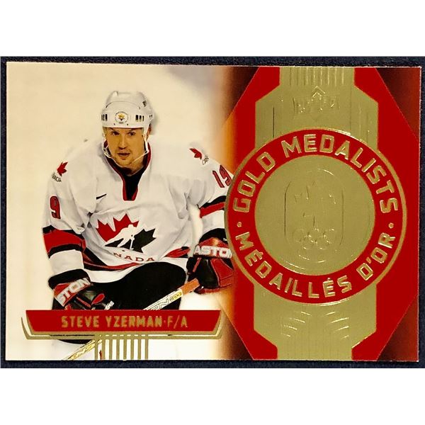 2025-26 UPPER DECK GOLD MEDALIST STEVE YZERMAN (HOF)