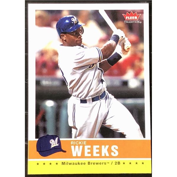 2006 FLEER RICKIE WEEKS ROOKIE CARD