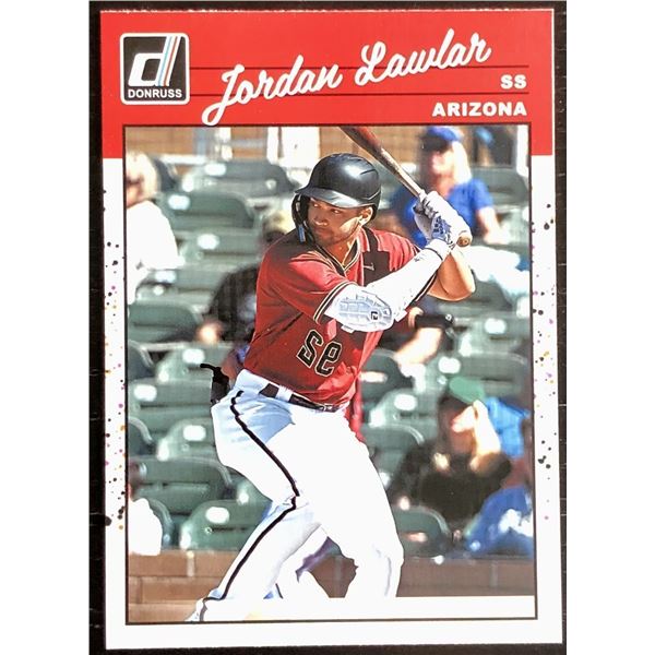 2023 DONRUSS RETRO JORDAN LAWLAR ROOKIE - ERROR CARD