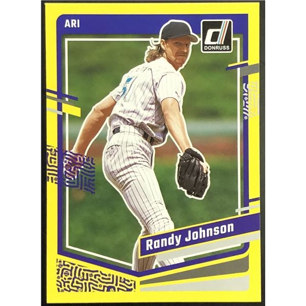2023 DONRUSS YELLOW PARALLEL RANDY JOHNSON (HOF)