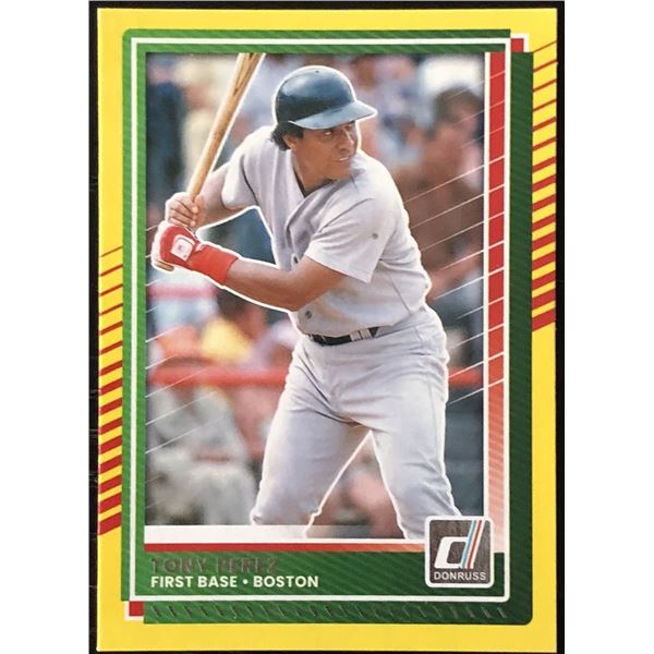 2025 DONRUSS YELLOW FLASH TONY PEREZ (HOF)