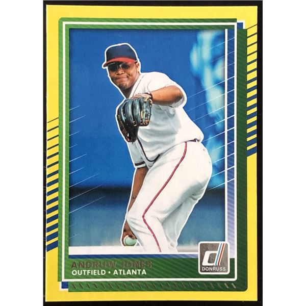 2025 DONRUSS YELLOW PARALLEL ANDRUW JONES