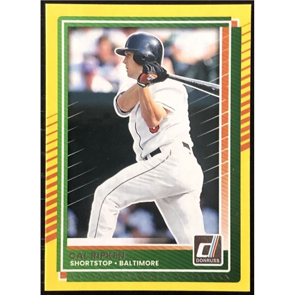 2025 DONRUSS YELLOW PARALLEL CAL RIPKEN JR. (HOF)