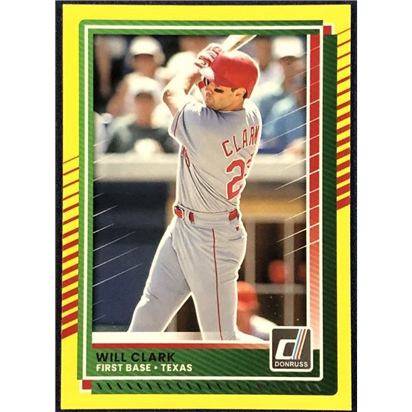 2025 DONRUSS YELLOW PARALLEL WILL CLARK