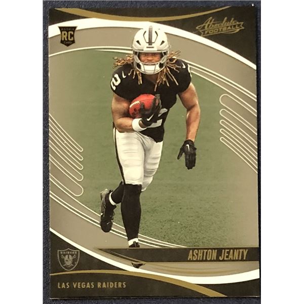 2025 ABSOLUTE NFL ASHTON JEANTY ROOKIE CARD