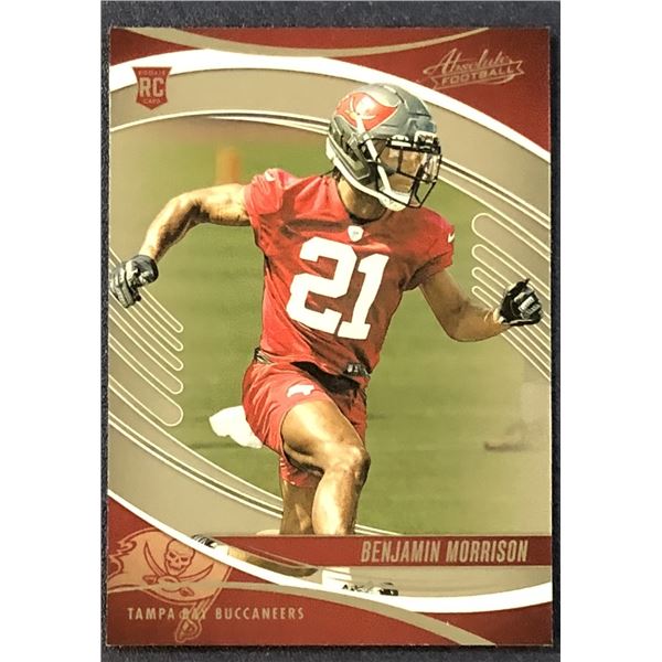 2025 ABSOLUTE NFL BENJAMIN MORRISON ROOKIE CARD
