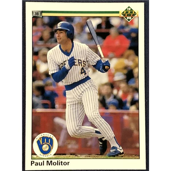 1990 UPPER DECK PAUL MOLITOR (HOF)
