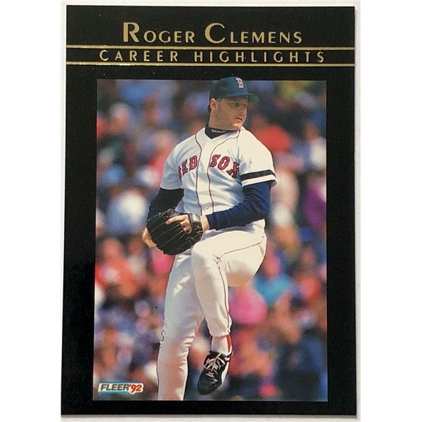 1992 FLEER ROGER CLEMENS