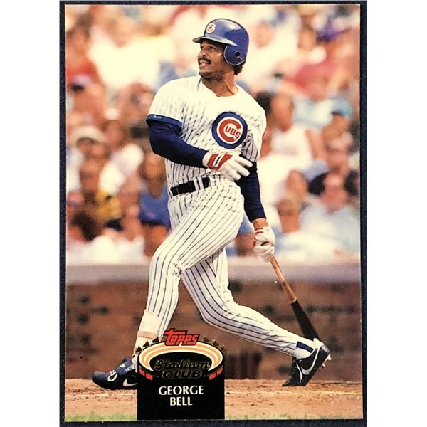 1992 TOPPS STADIUM CLUB BASEBALL GEORGE BELL