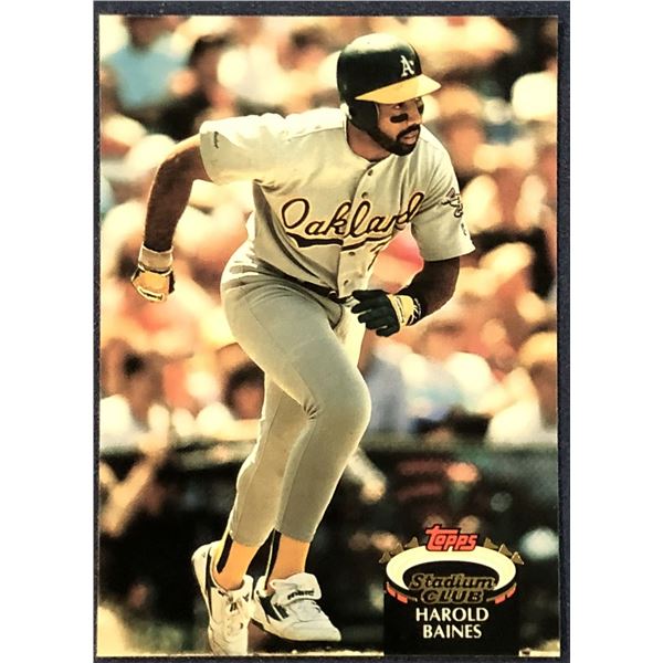 1992 TOPPS STADIUM CLUB BASEBALL HAROLD BAINES (HOF)