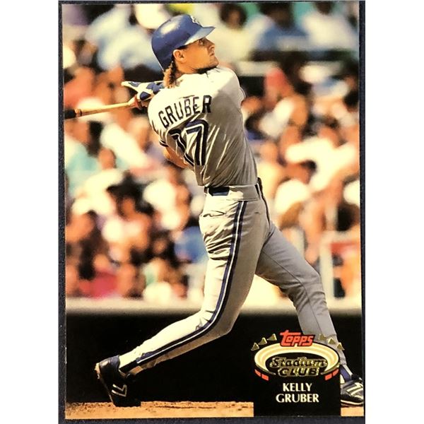 1992 TOPPS STADIUM CLUB BASEBALL KELLY GRUBER