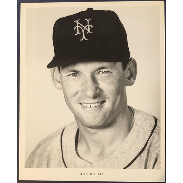 1966 NEW YORK METS PUBLICITY PHOTO - DICK SELMA