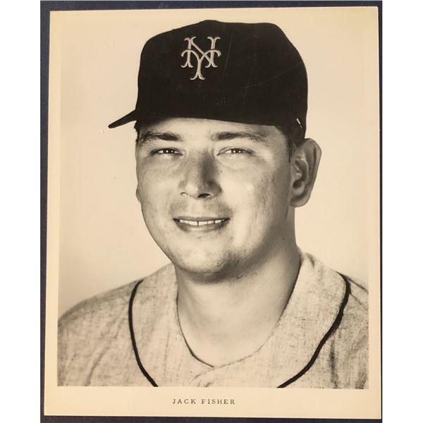 1966 NEW YORK METS PUBLICITY PHOTO - JACK FISHER
