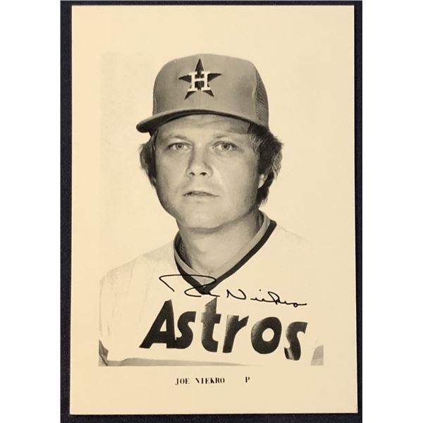 1978 HOUSTON ASTROS PUBLIC RELATIONS PHOTO - JOE NIEKRO