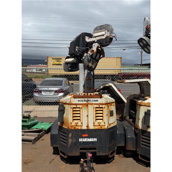 (10147152) 2019 Trime EL1250H 4000W LED Hydraulic Mast Light Tower (Needs Battery)