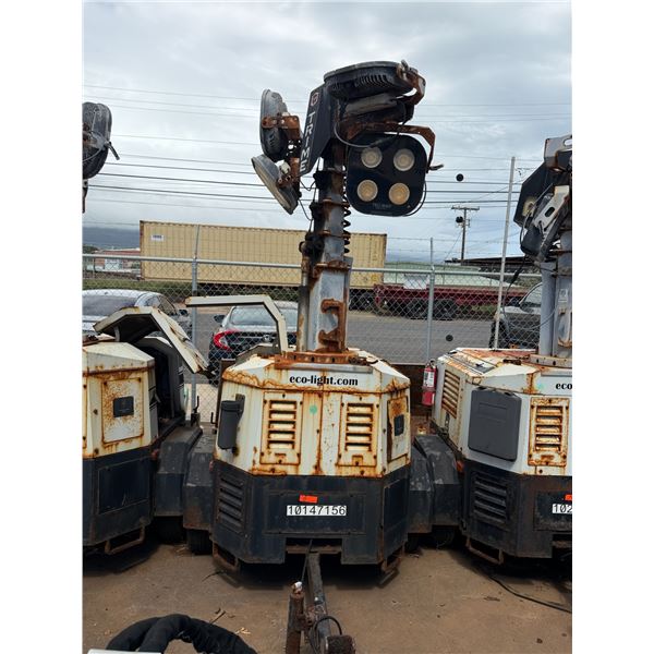 (10147156) 2019 Trime EL1250H 4000W LED Hydraulic Mast Light Tower (Needs Battery)