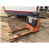 Image 1 : (PTA-004) Doosan Electric Pallet Truck (No Tires, Battery Needs to be Replaced)