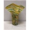 Image 2 : Lazarri Glass Signature Collection Art Glass Vase 14" Dia, 14"H