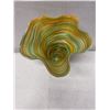 Image 3 : Lazarri Glass Signature Collection Art Glass Vase 14" Dia, 14"H