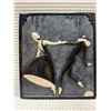 Image 3 : Qty 2 Bronze Bas-Relief Sculptures by Artist Erte Titled Rigoletto & Pas De Deux w/ COA, 6.75" x 7.5