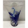 Image 1 : Applause Limited-Edition 23/99 Cameo Glass Vase by Artist Erte 7.25" Dia, 12"H