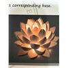 Image 15 : Lotus Sculptural Lighting Centerpiece by Artist Lilach Lotan w/ COA 16" Dia, 9"H